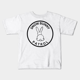 Snow Bunny Patrol Kids T-Shirt